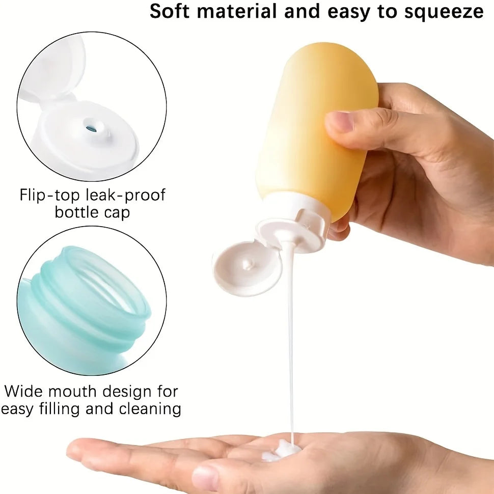 Travel Bottles Set for Toiletries | Leakproof and Refillable Containers