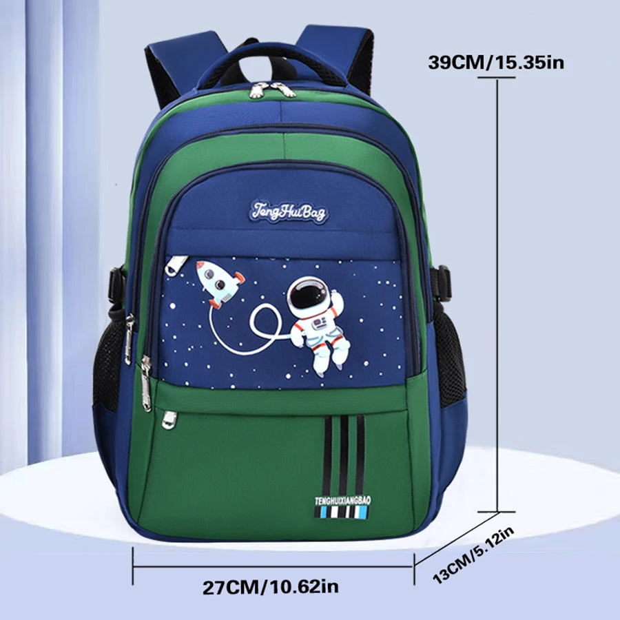 Waterproof Astronaut Schoolbag | Stylish Durable Backpack for Boys