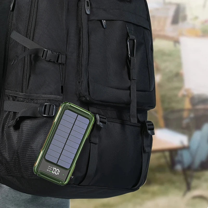 200000mAh Solar Emergency Power Bank | 4 in 1 Charging Solution