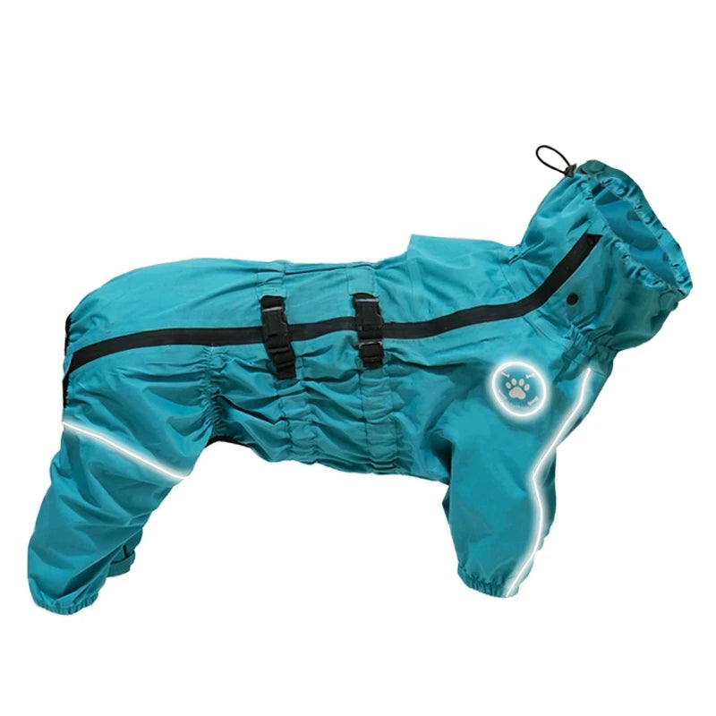 Waterproof Reflective Dog Raincoat | Adjustable Pet Jacket