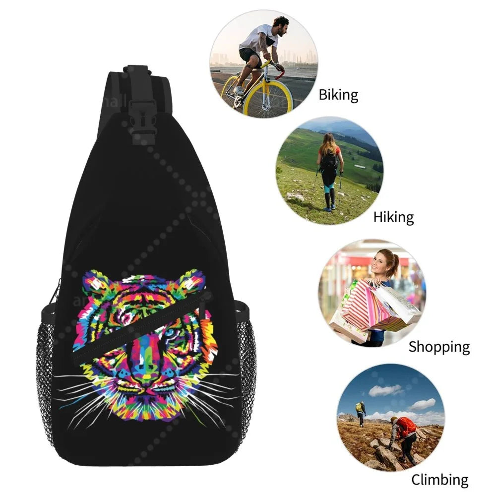 Lightweight Crossbody Sling Backpack for Travel & Sports