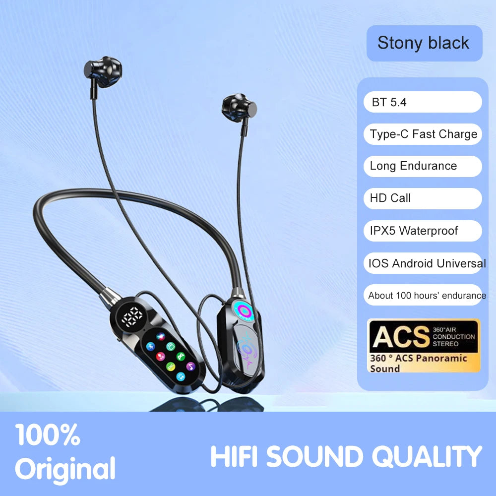 Wireless Bluetooth 5.4 Headset | HiFi Sound Quality Earbuds