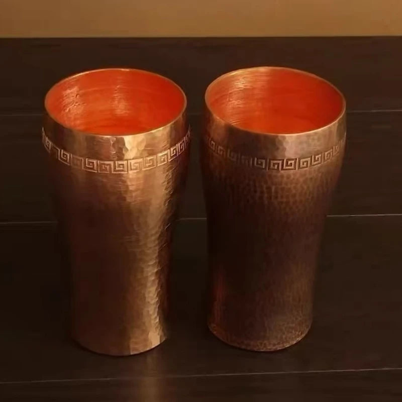 Handcrafted Pure Copper Coffee Cup | Vintage Moscow Mule Tumbler