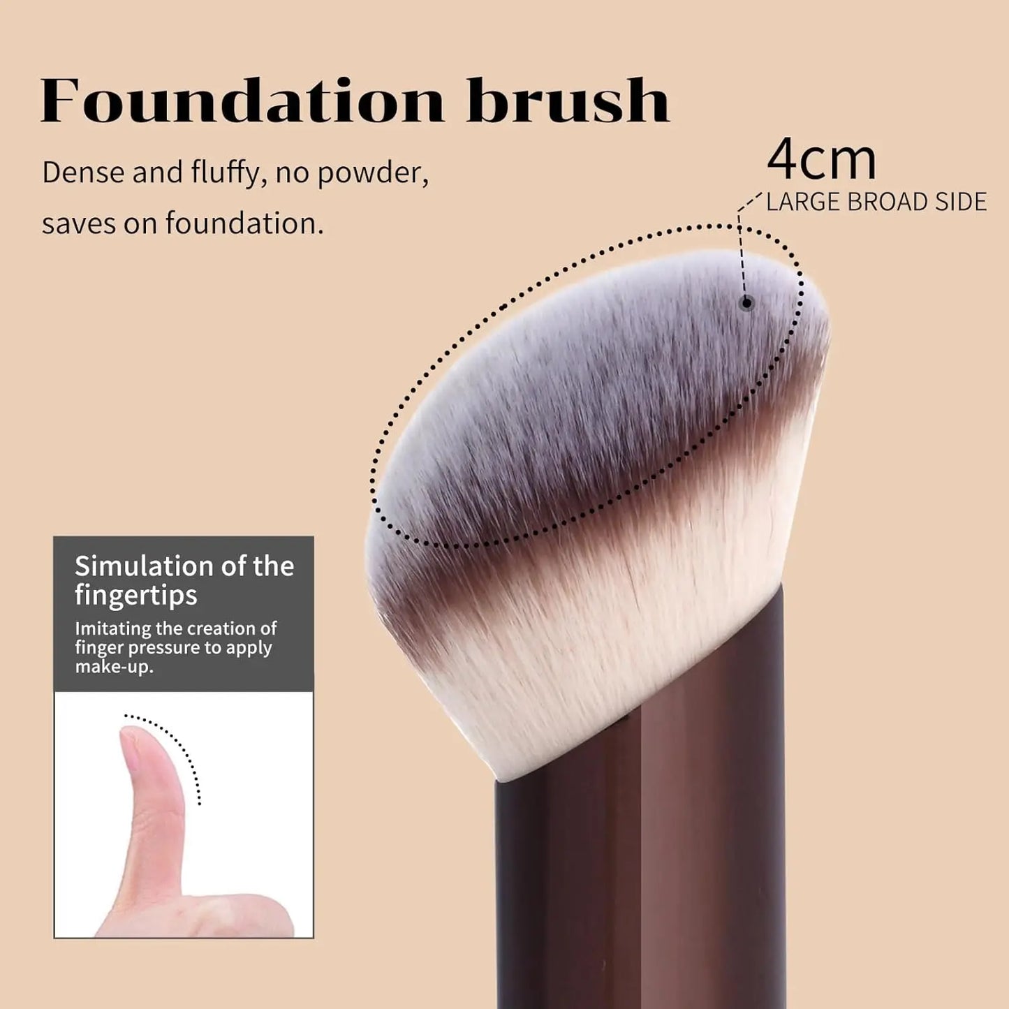 7pcs Double Sided Kabuki Makeup Brush Set | Flawless Finish