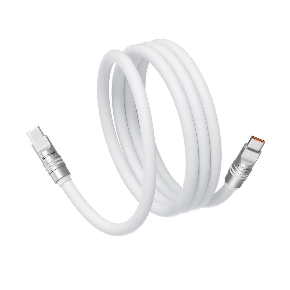 PD240W USB C Fast Charging Cable | Soft Silicone Type-C Cable