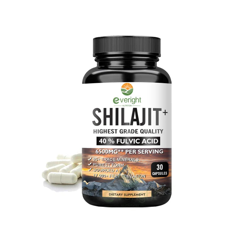 Shilajit Capsules 6500mg | Energy, Muscle Strength & Immunity Support