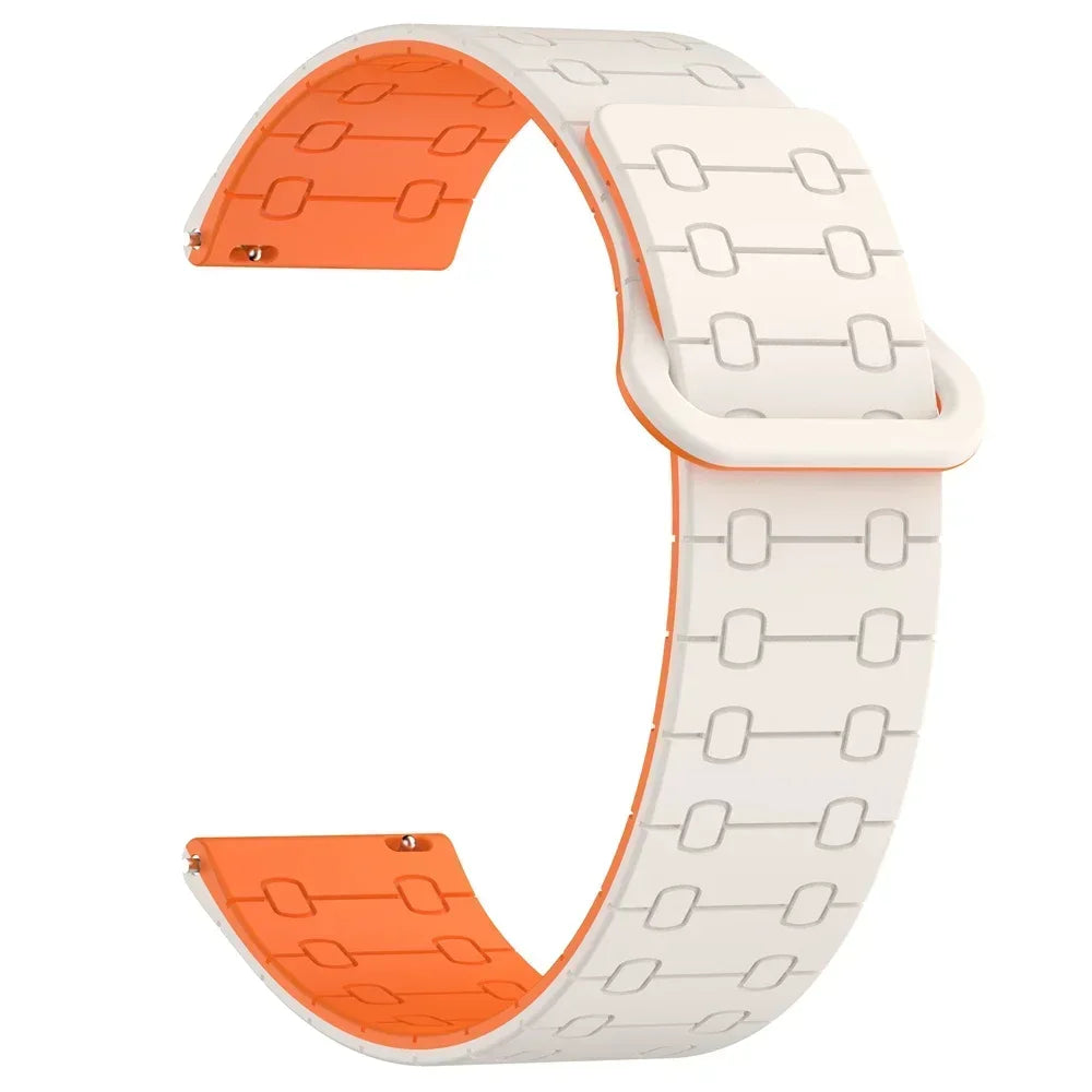 22mm Magnetic Silicone Strap | Versatile Sports Band Bracelet