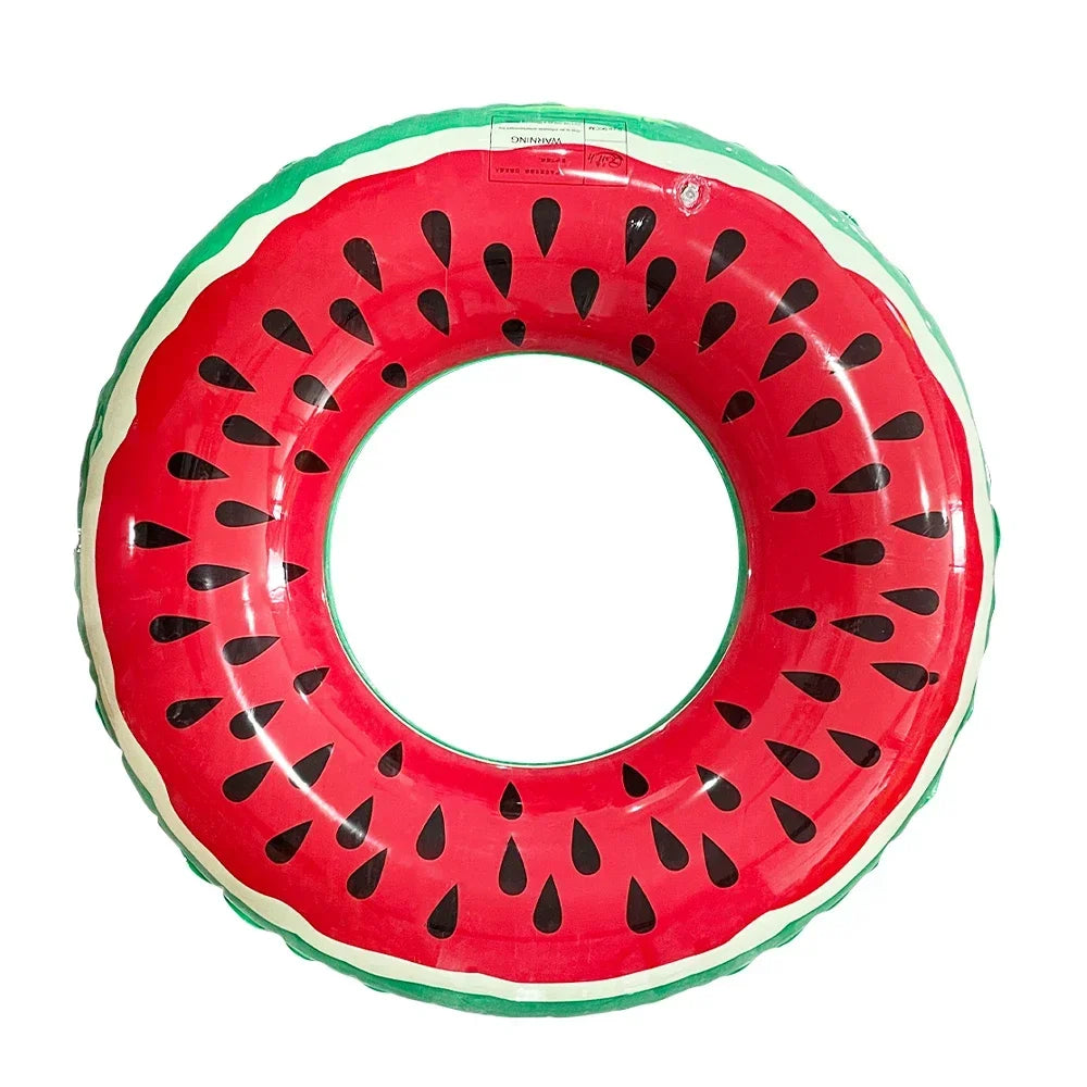 Watermelon Inflatable Pool Floats | Fun Summer Swimming Rings