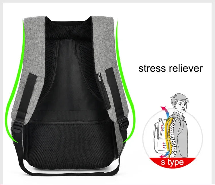 Waterproof Anti-Theft Backpack | Stylish Large Capacity Bag