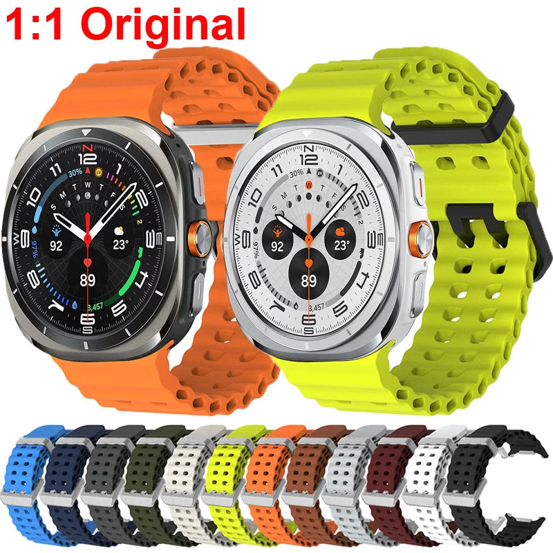 Premium Silicone Sports Band for Samsung Galaxy Watch Ultra