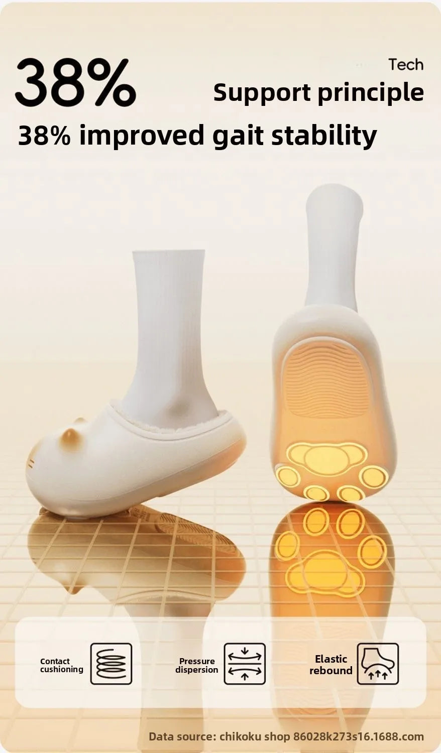 Cozy Plush Indoor Slippers for Women | Cute Cartoon Winter Footwear