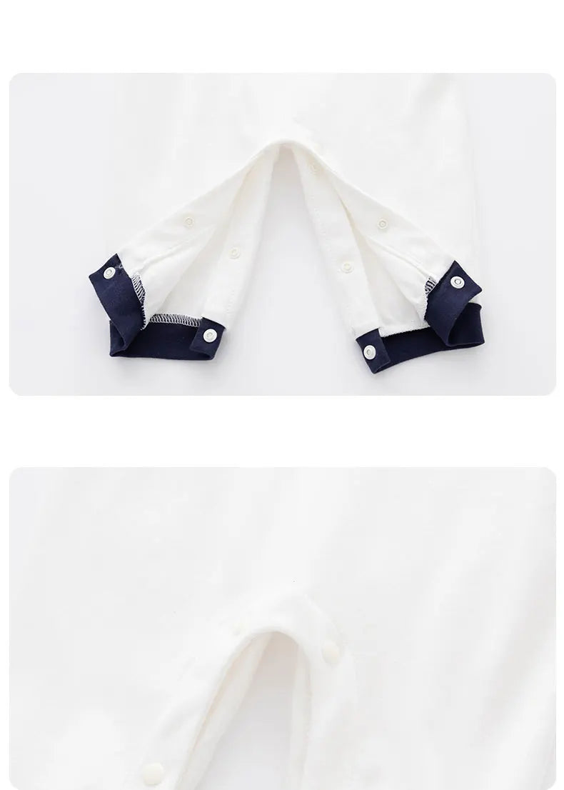 Soft Cotton Baby Onesies | Adorable Long-Sleeved Climbing Suit