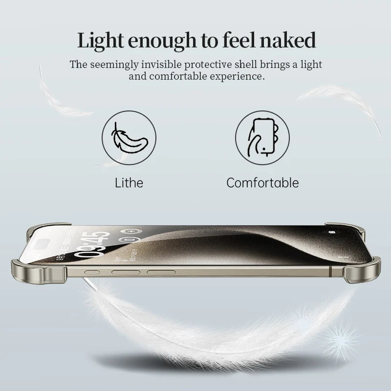 Luxury Titanium Alloy Bumper Phone Case | Premium Device Protection