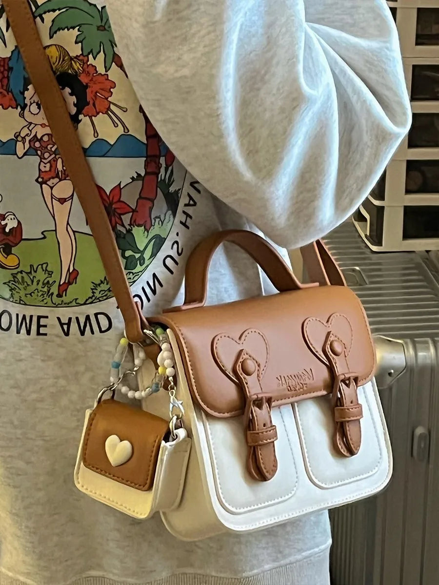 Fashionable Color Contrast Crossbody Bag for Women | Stylish Shoulder Bag