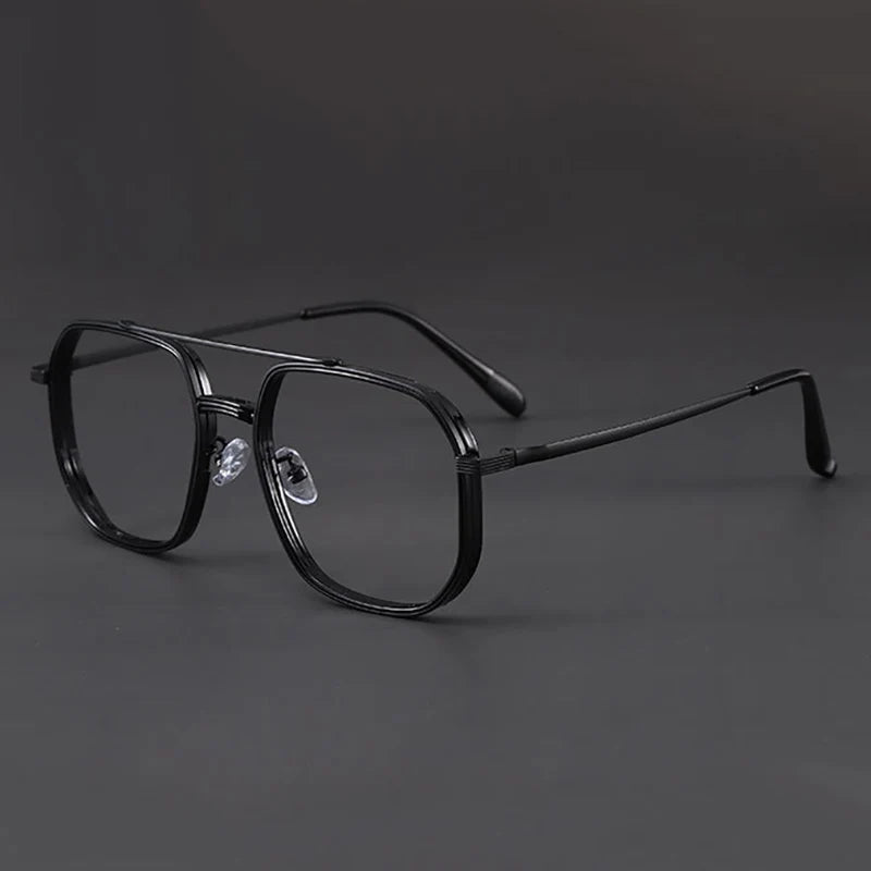 Fashion Double Beam Glasses Frame | Ultralight Anti Blue Light Eyewear