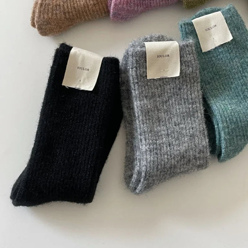 Warm Long Wool Cashmere Thermal Socks for Women | Cozy Comfort
