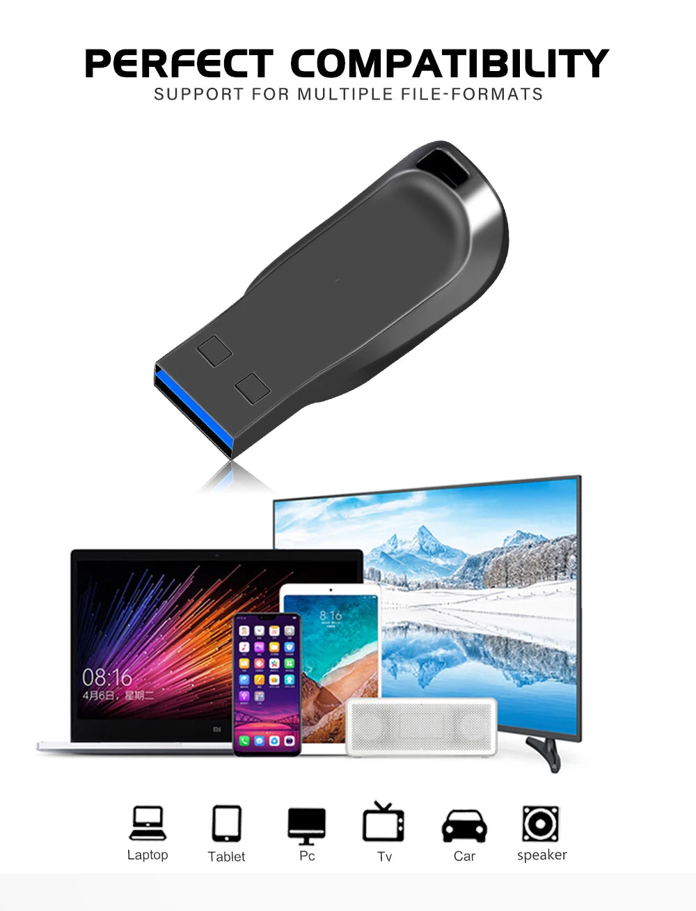 High-Speed Mini Pen Drive | Waterproof USB 3.0 Flash Drive