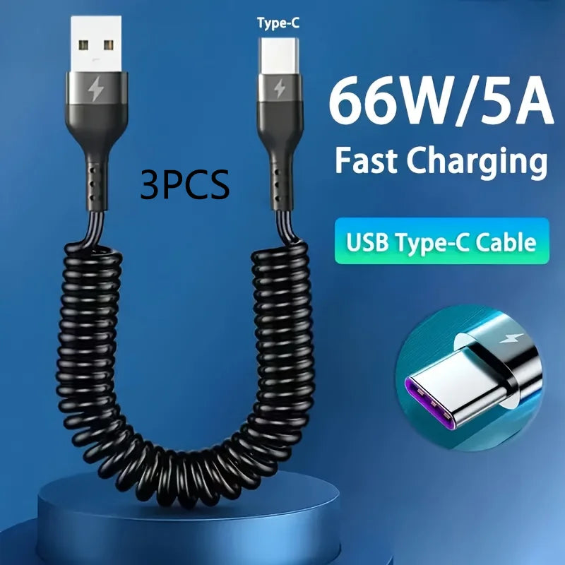 Fast Charging USB to Type C Cable | 5A High-Speed Charger