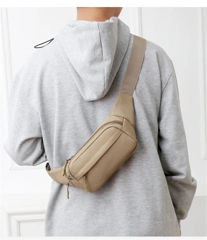 Casual Waist Bag for Men & Women | Large Phone Belt Pouch
