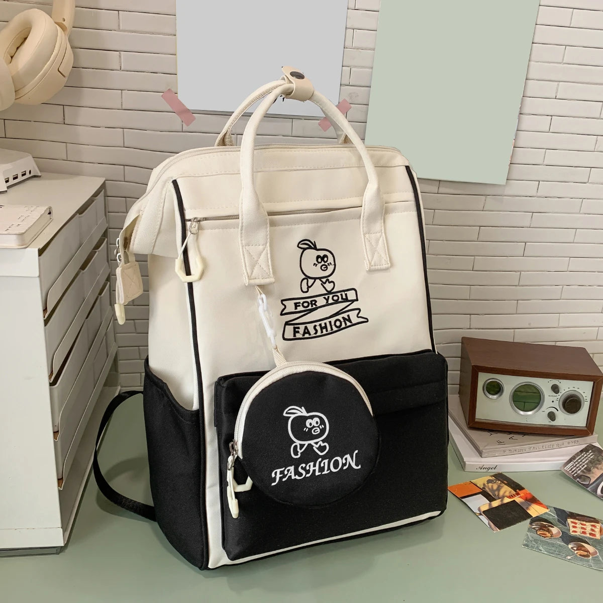 Large-Capacity College Backpack | Stylish & Functional Design
