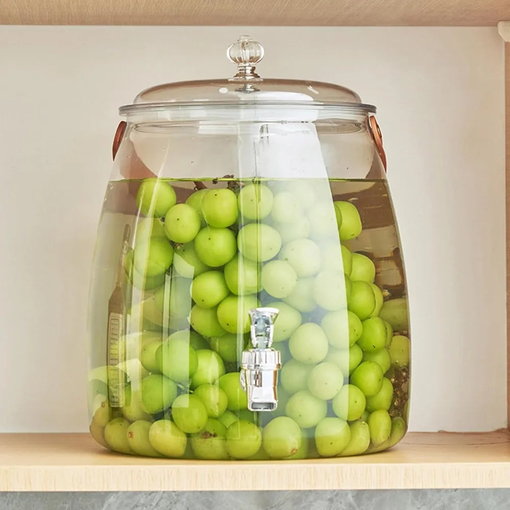 Large Capacity Summer Cold Water Kettle with Tap | Versatile Beverage Dispenser