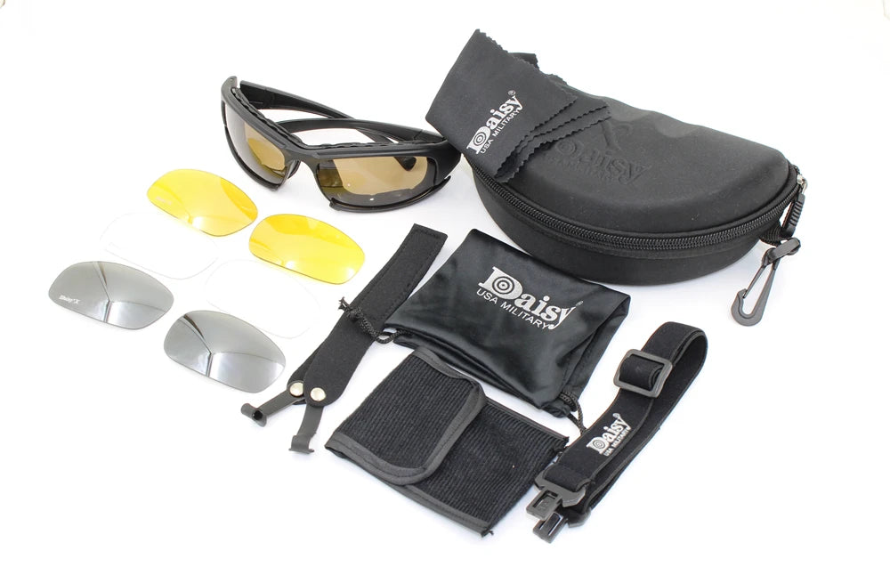 Men's Military Polarized Sunglasses | Tactical Sports Goggles