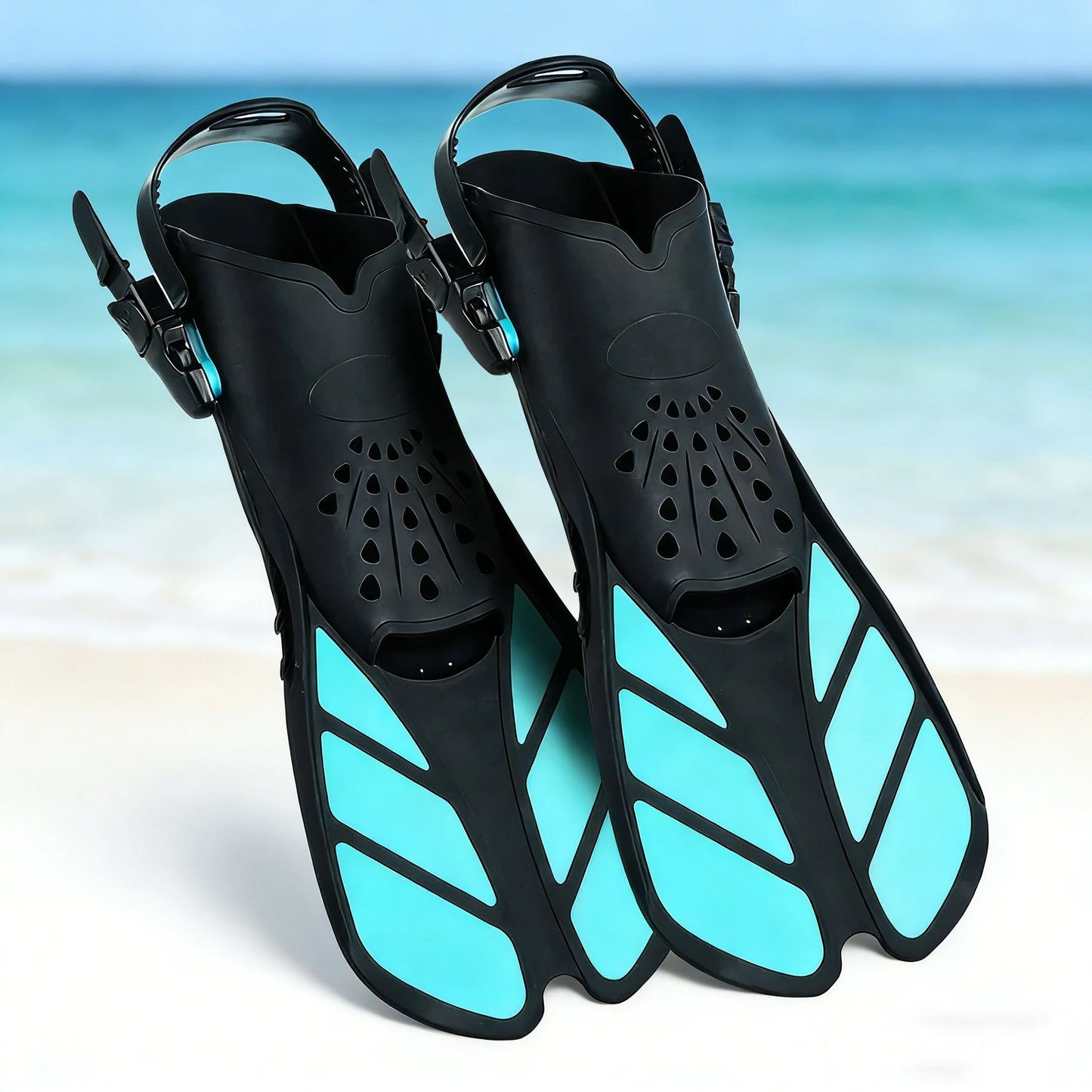Adjustable Snorkel Fins | Lightweight Swimming Flippers for Adults