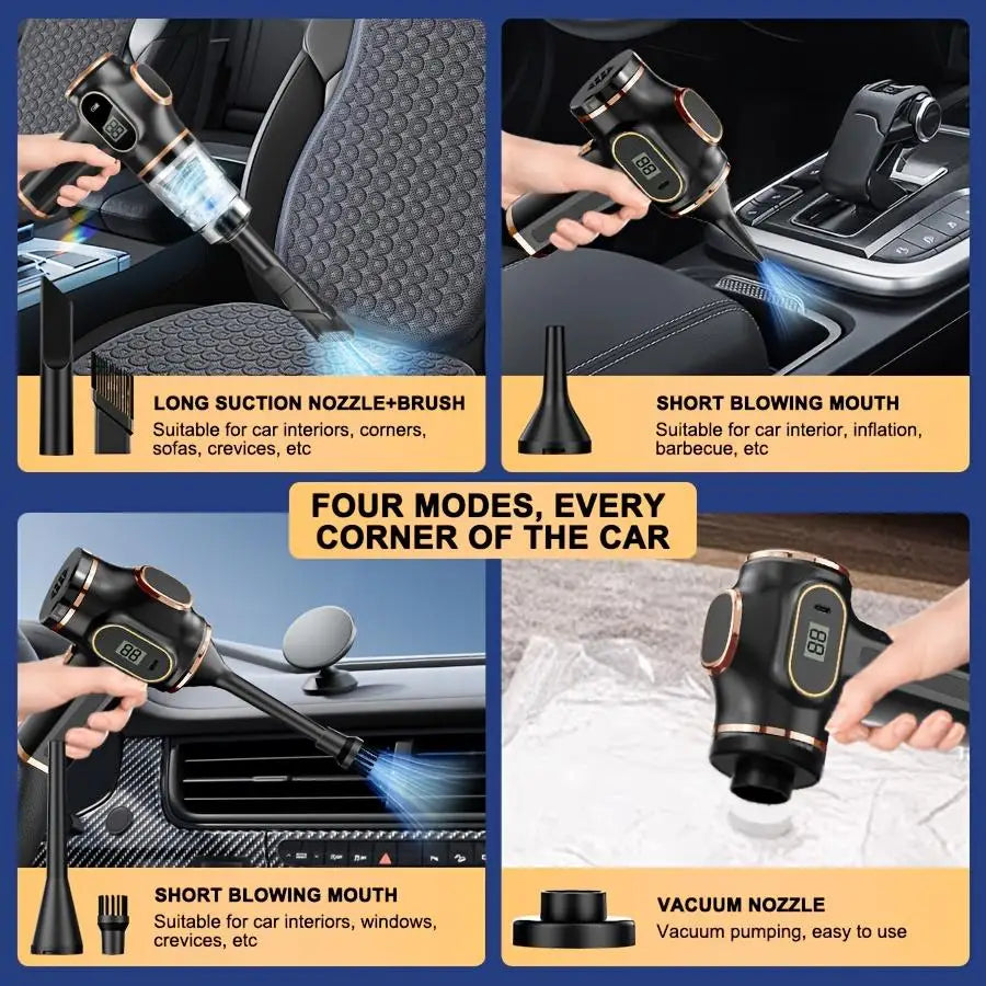 9000Pa 5-in-1 Wireless Vacuum Cleaner | Portable & Powerful Cleaning