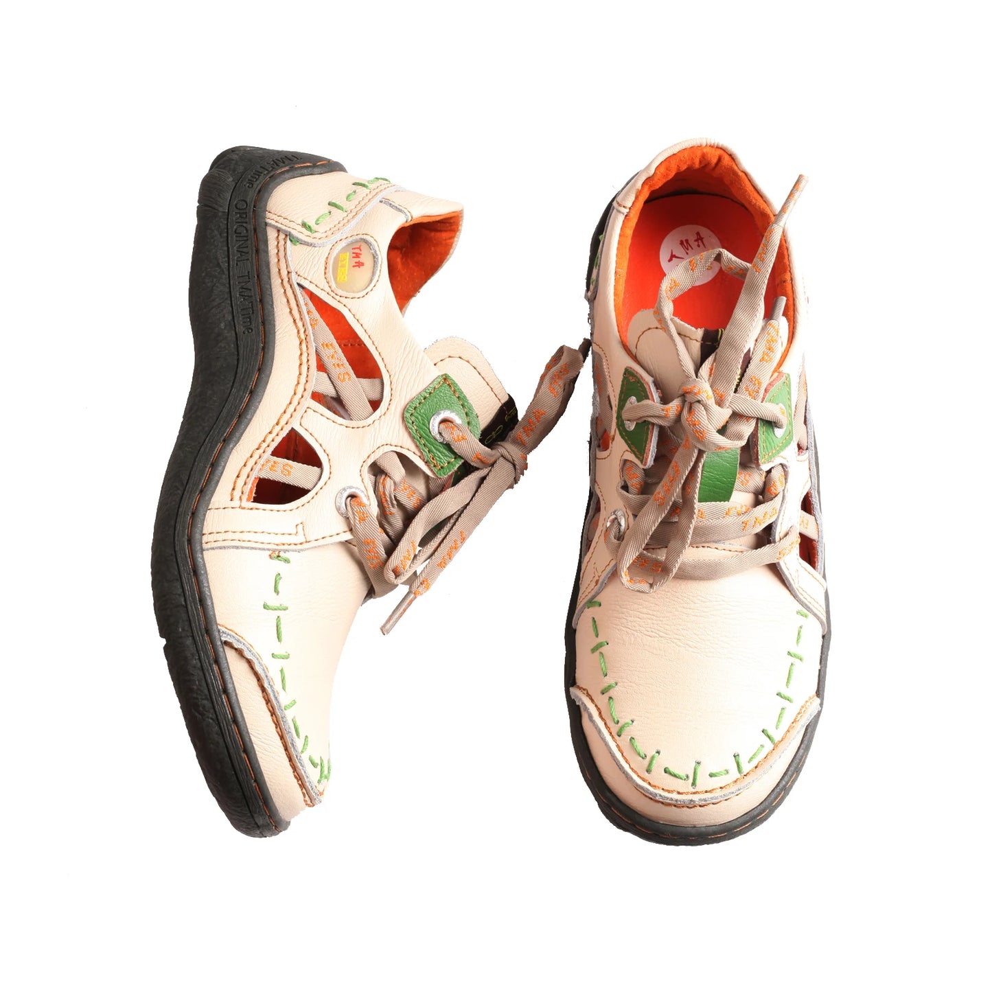 Summer Women’s Genuine Leather Lace-Up Flats | Stylish Comfort Shoes