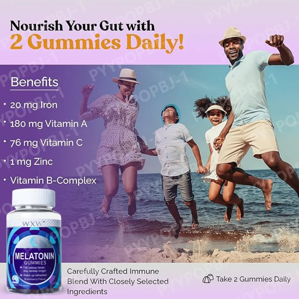 Vegetarian Melatonin Gummies | Sleep-Inducing Natural Support