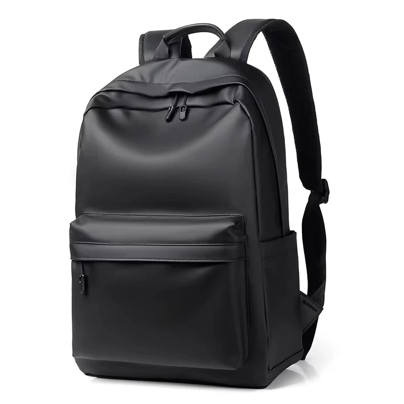 Stylish PU Leather Backpack for Men | Versatile School & Laptop Bag