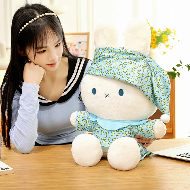 Large Plush Rabbit Pajamas Toy | Cuddle Companion for Kids