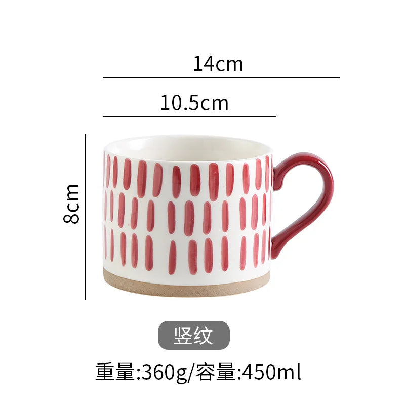 Taza de café de cerámica estilo japonés | Vajilla elegante para todos
