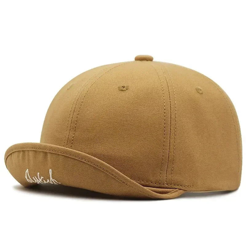 Large Head Up-turn Peak Hiphop Snapback Hat | Unisex Adjustable Cap