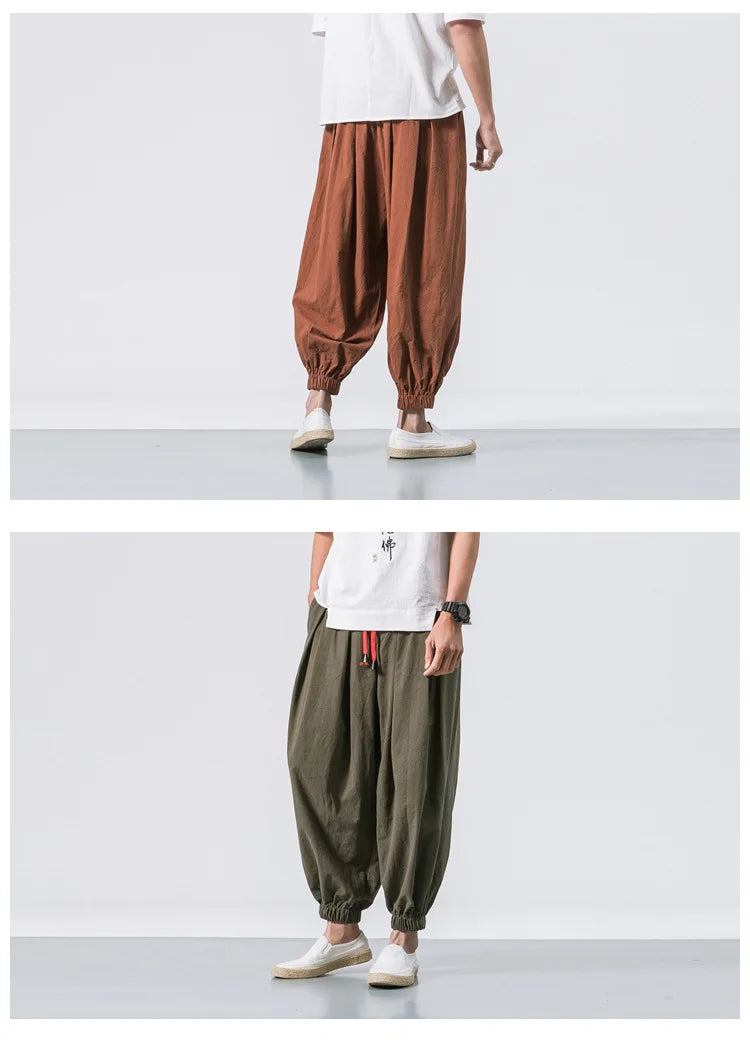 Oversized Men's Harem Pants | Comfortable Loose Fit Joggers
