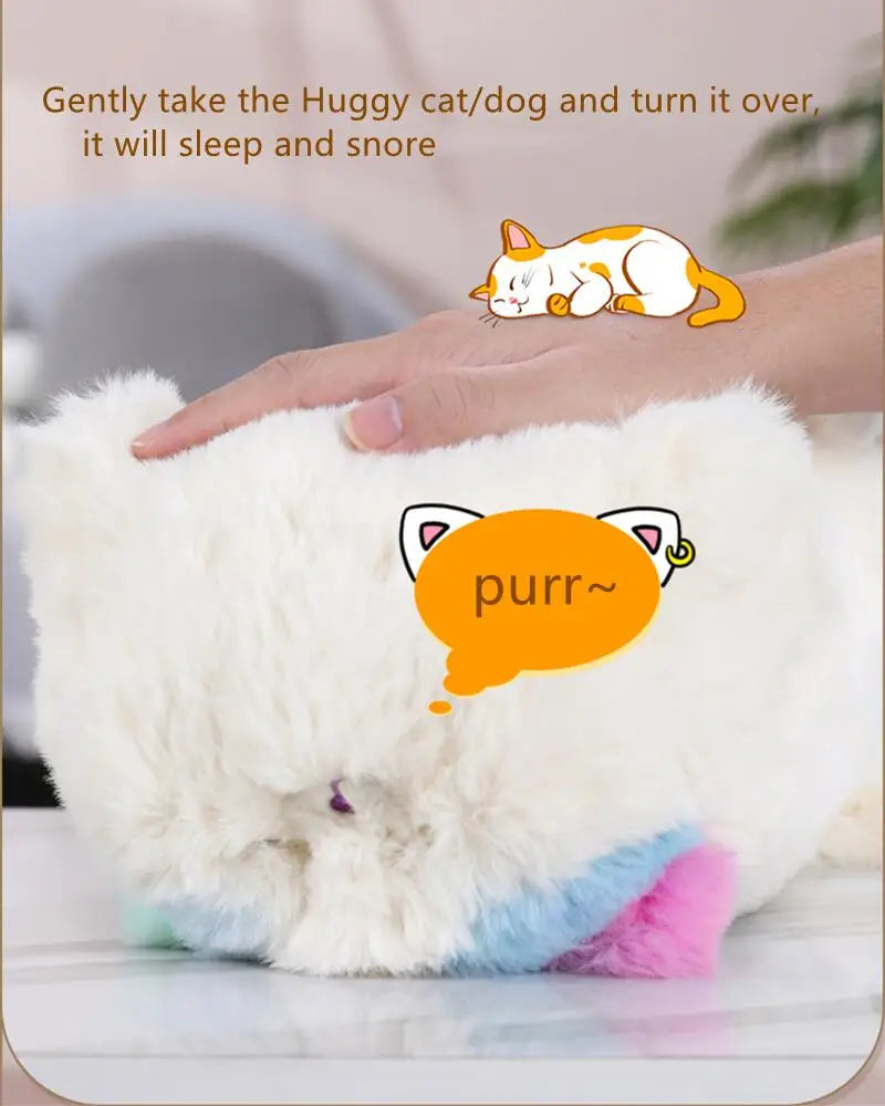Interactive Plush Cat Dog Toy | Speak & Hug for Kids
