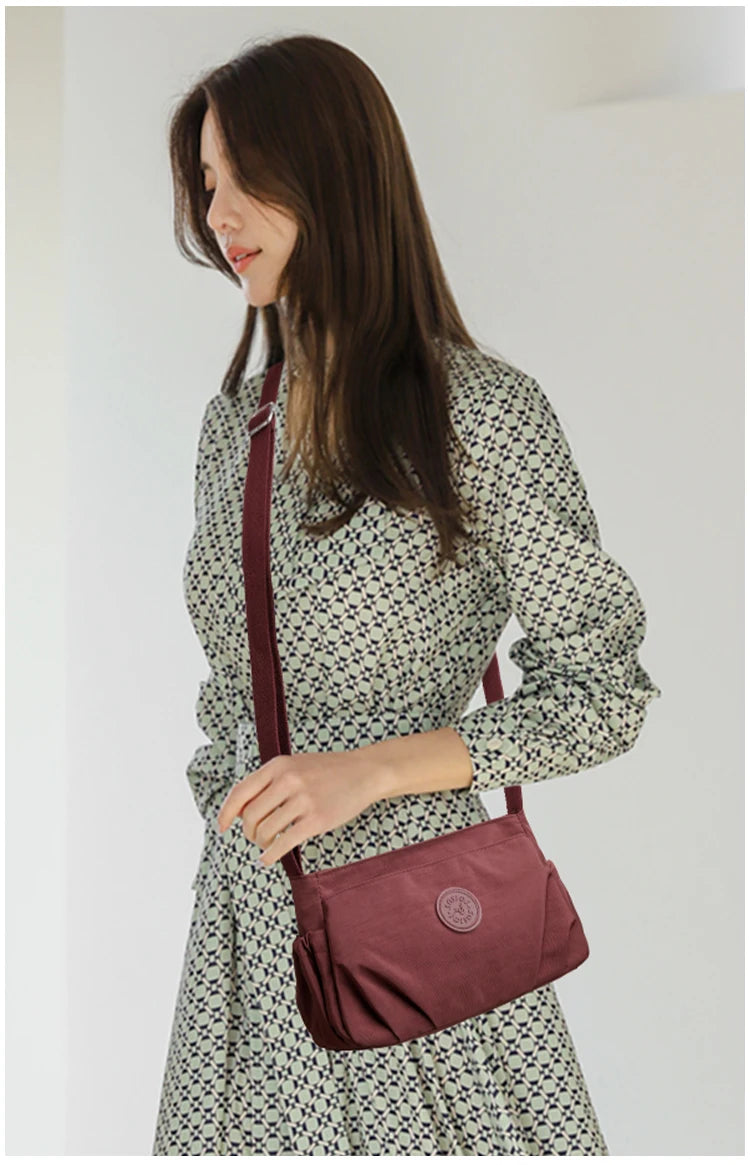 Lightweight Solid-Color Women's Shoulder Bag | Versatile Casual Style