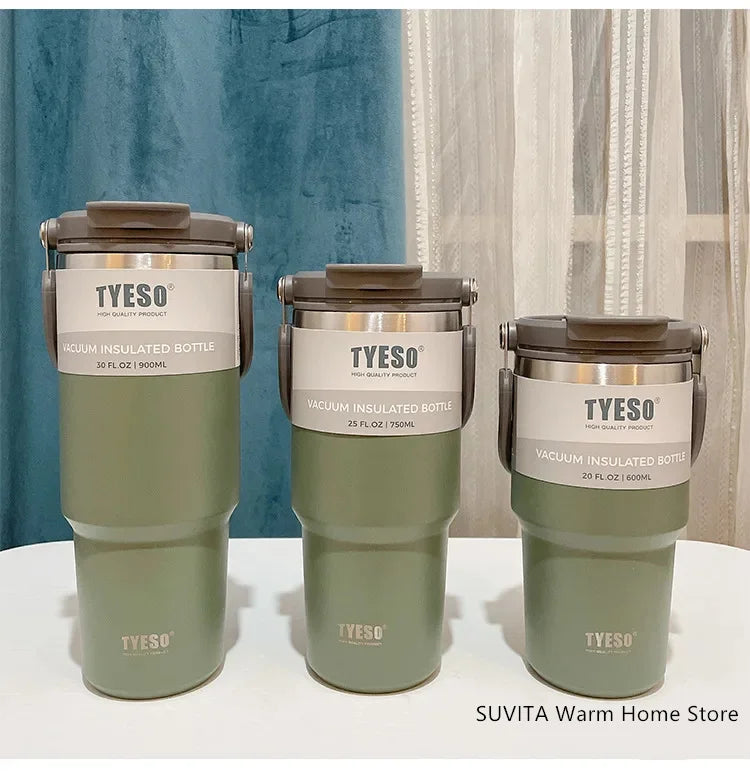Large Capacity Stainless Steel Coffee Tumbler | Thermal Insulated Mug