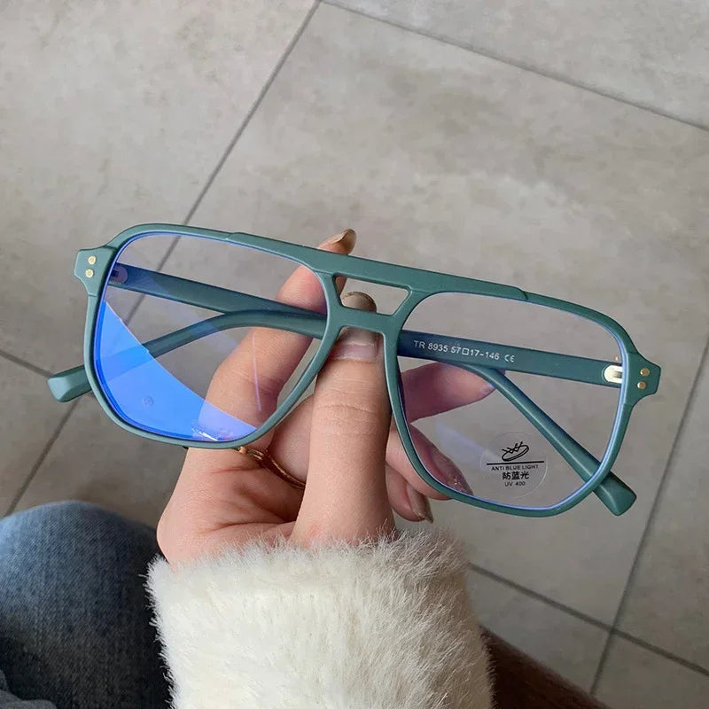 Retro Anti-Blue Light Glasses | Stylish Unisex Eye Protection