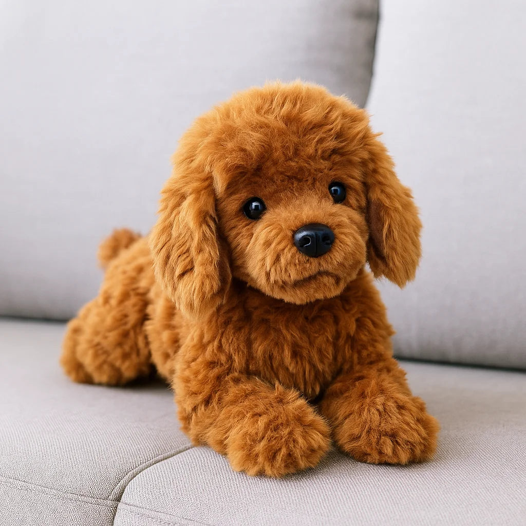 Lifelike Plush Teddy Bear Dog Doll | Super Soft Home Decor