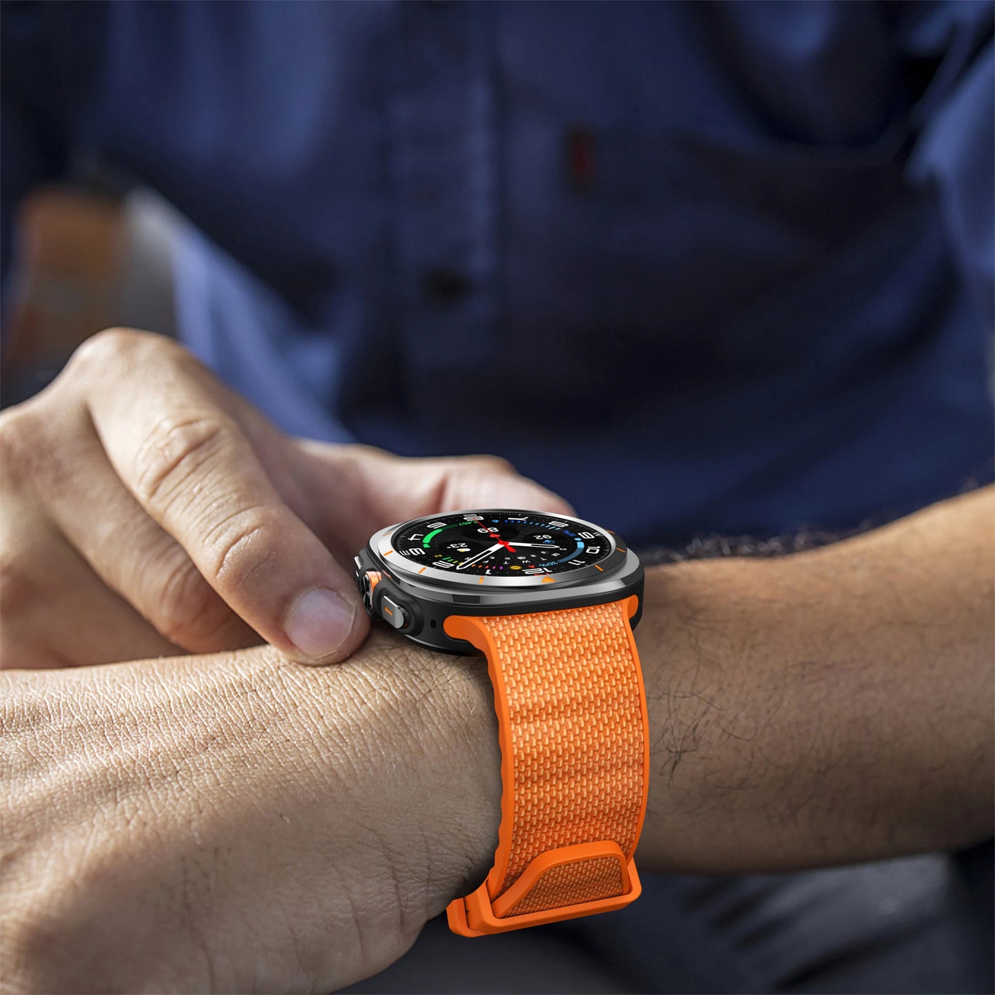 Silicone Nylon Watchband for Galaxy Watch Ultra | Stylish & Durable