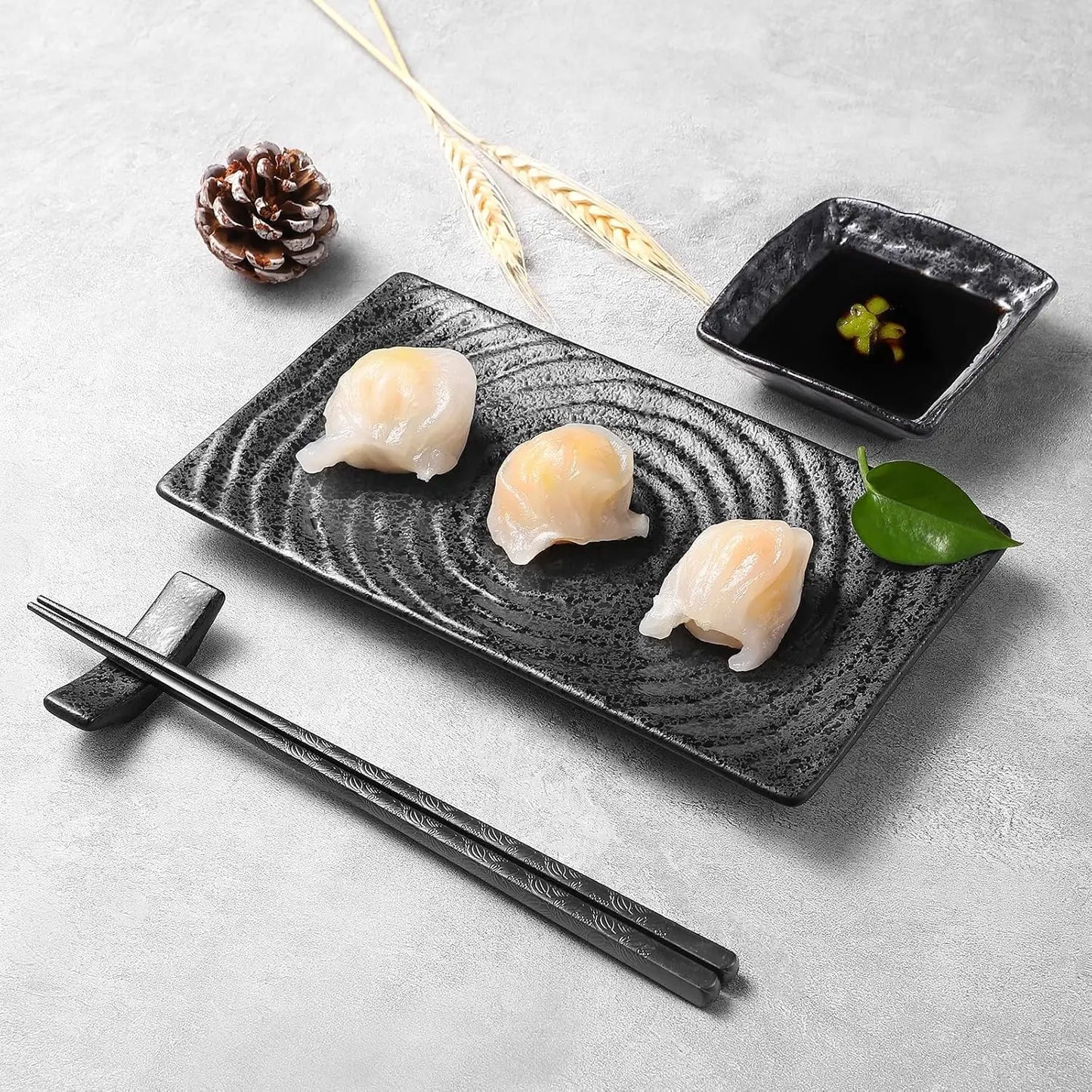 8-Piece Elegant Sushi Serving Set | Perfect Dinnerware for Asian Cuisine