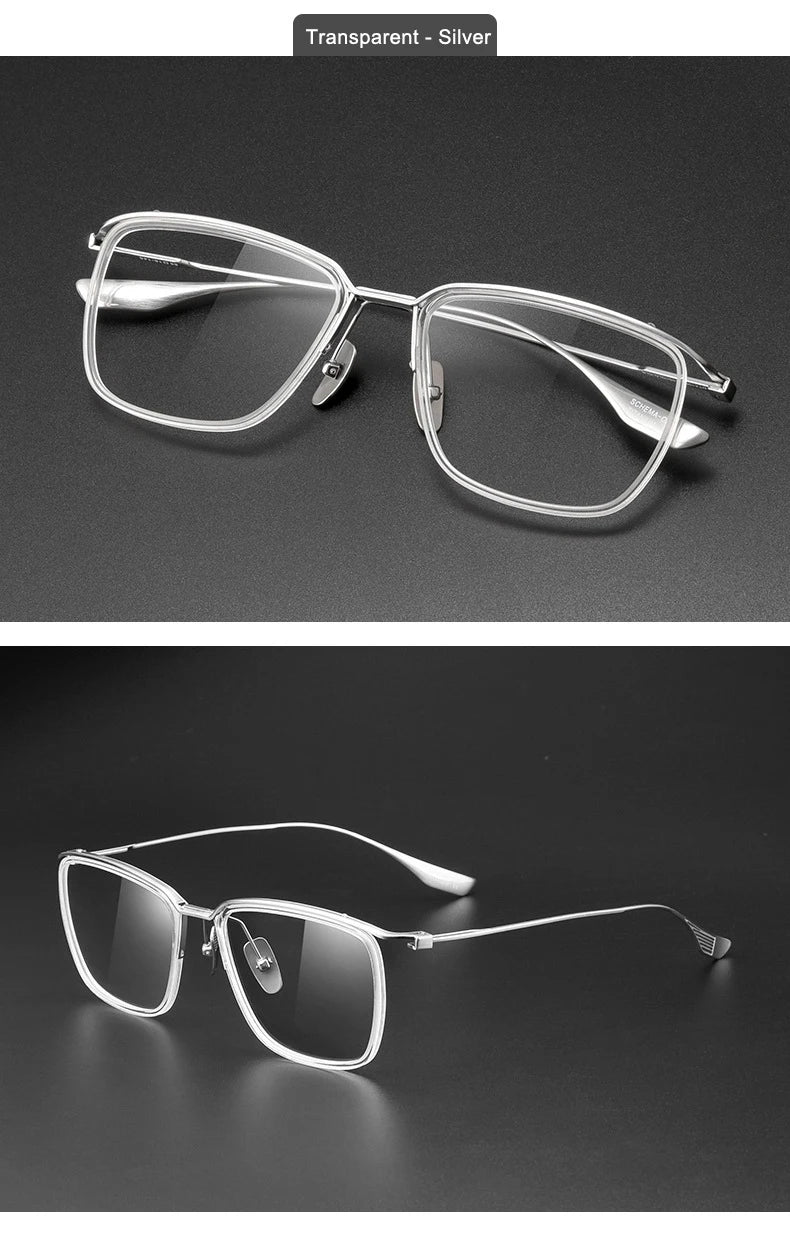 Ultra-light Luxury Business Glasses | Stylish Titanium Eyewear
