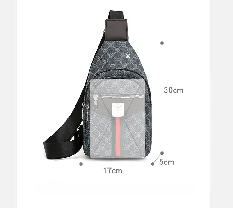 Men's Multifunctional Messenger Bag | Casual Crossbody Handbag
