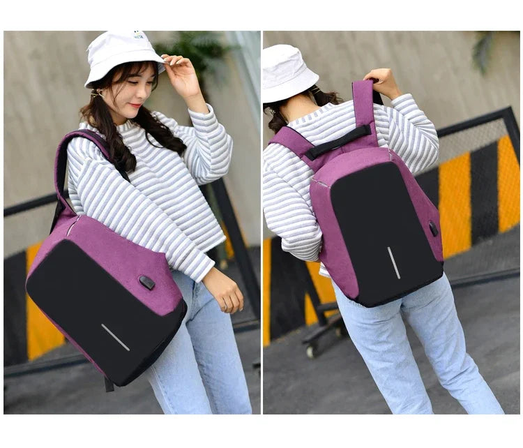 Waterproof Anti-Theft Backpack | Stylish Large Capacity Bag