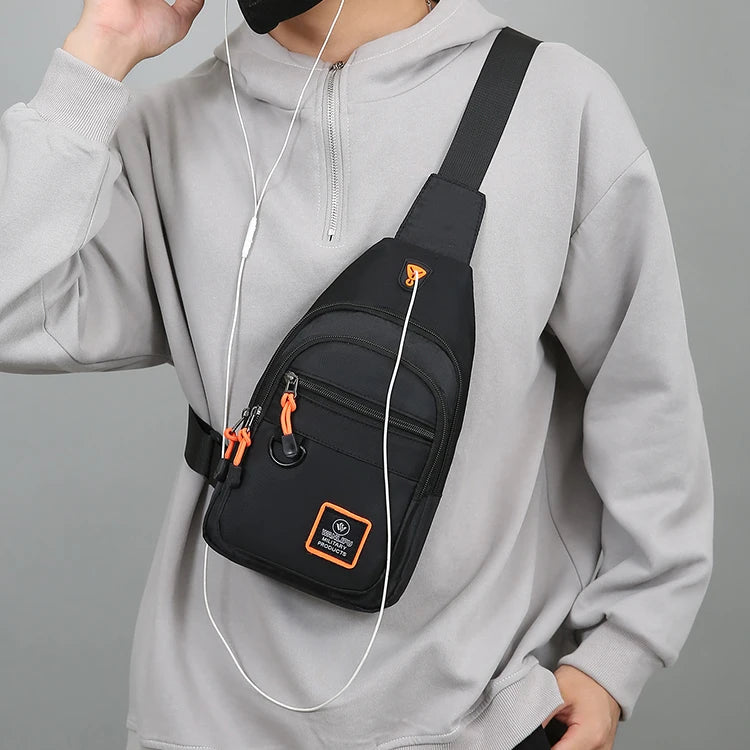 Men's Waterproof Outdoor Hiking Shoulder Bag | Crossbody Travel Pack