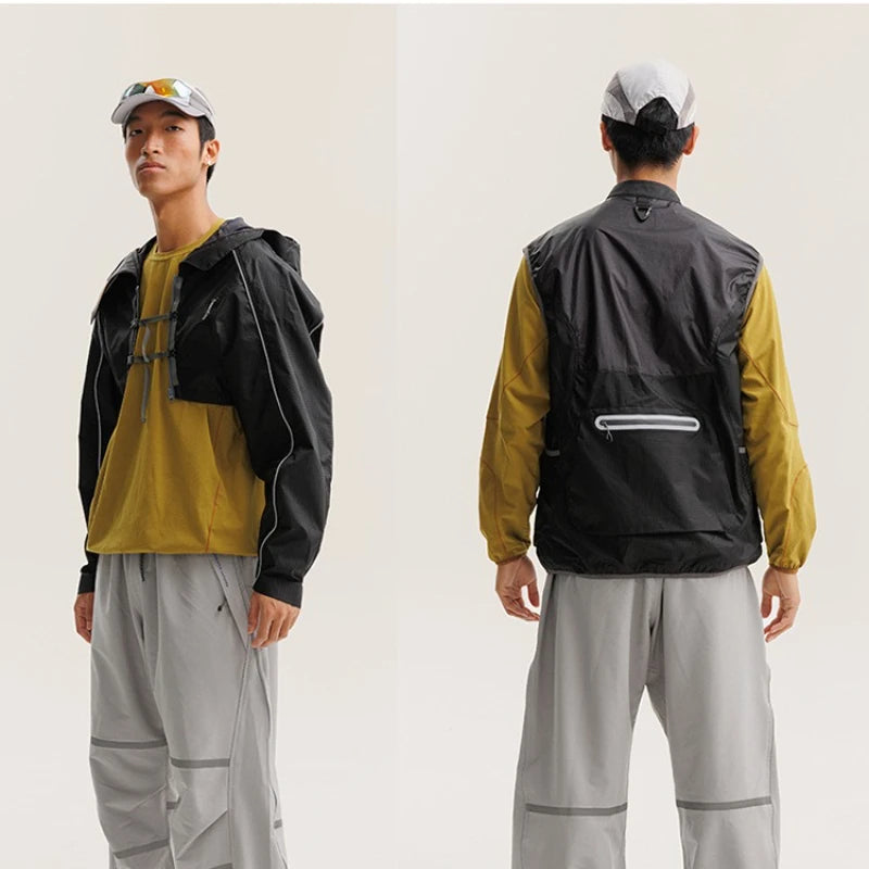 Transformable Outdoor Jacket & Cycling Suit | 3-in-1 Adventure Gear