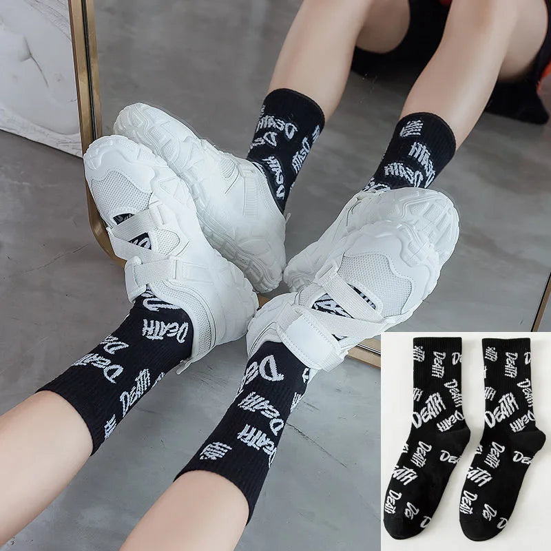 Cute Patterned Cotton Crew Socks for Women | Fun & Stylish Designs