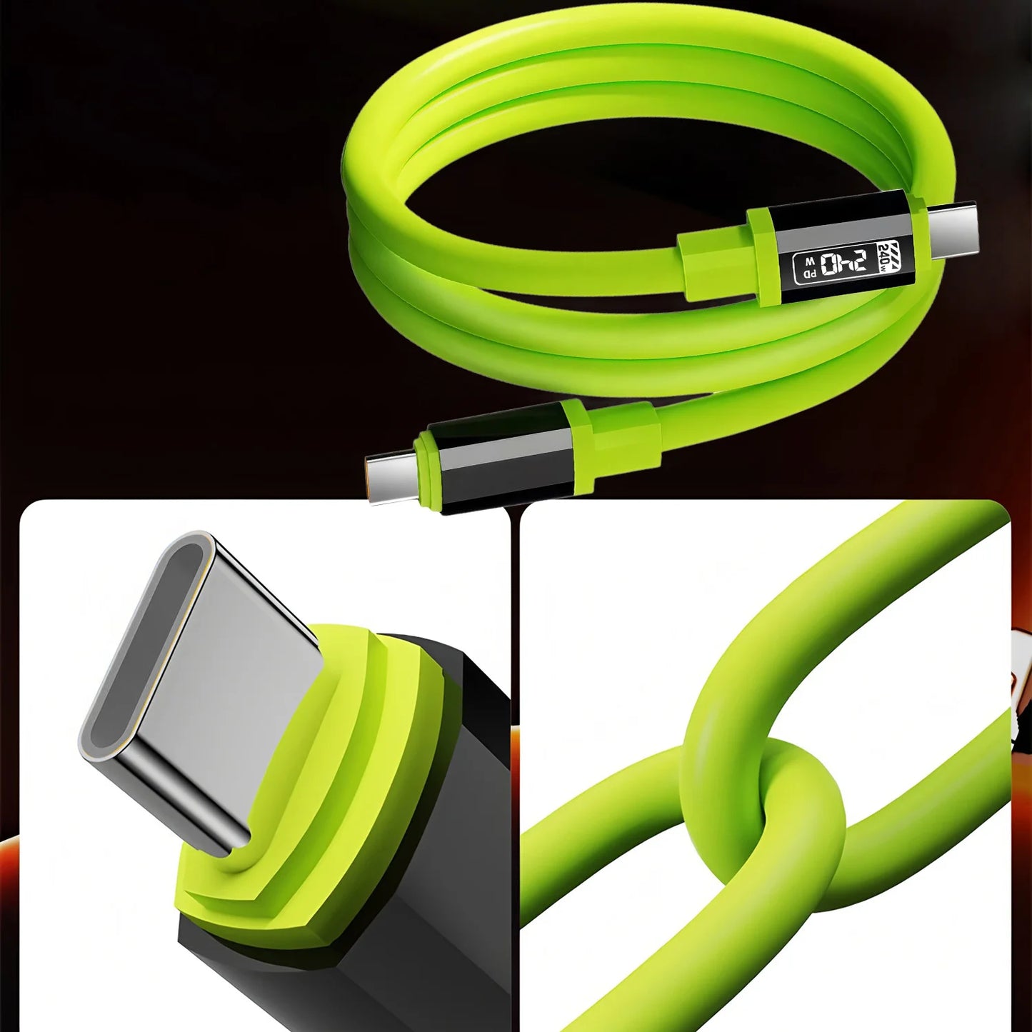 Fast Charging Type C Charger Cable | Durable & Quick Sync