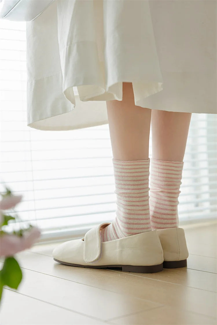 Casual Striped Women's Socks | Trendy Harajuku Streetwear